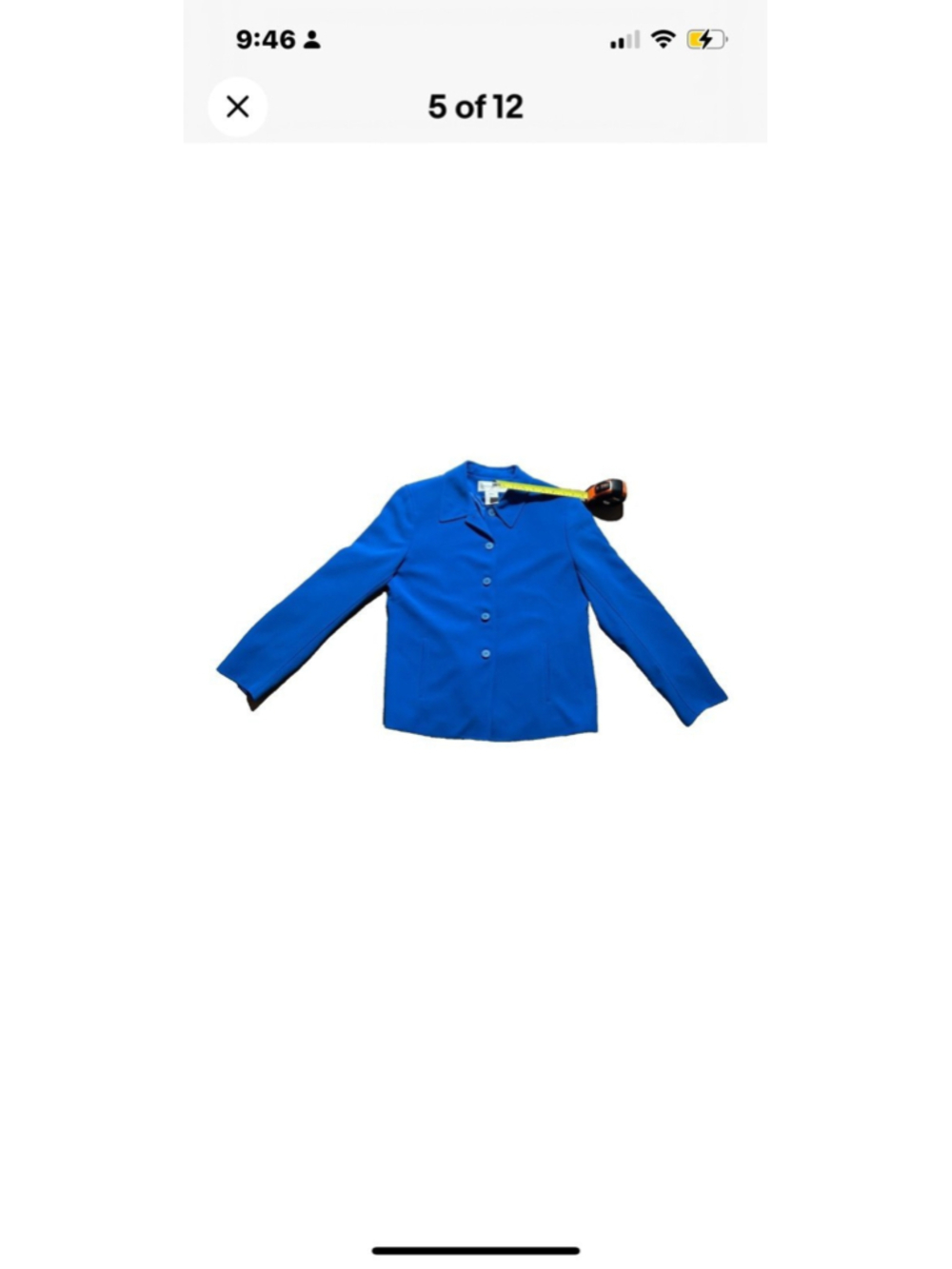 Jones New York women’s size 6 Blue Formal jacket - Picture 5 of 12